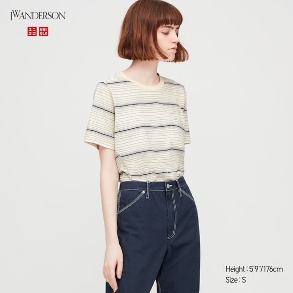 JW Anderson Linen Cotton Striped Shirt - Picture 2 of 6